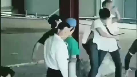 College Korean fight