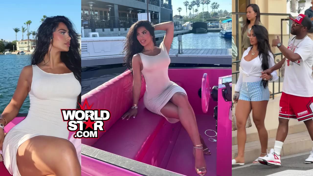 Floyd Mayweather Jr Shows Up In Monaco With His New Latina Woman