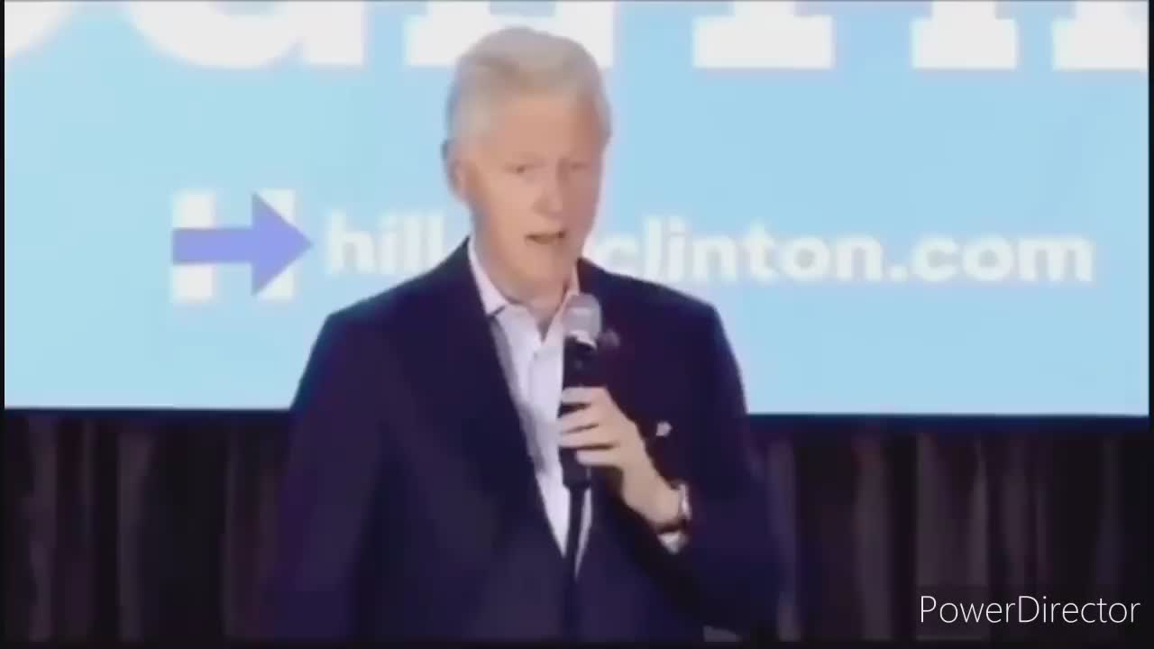 Bill Clinton "You're a rapist"