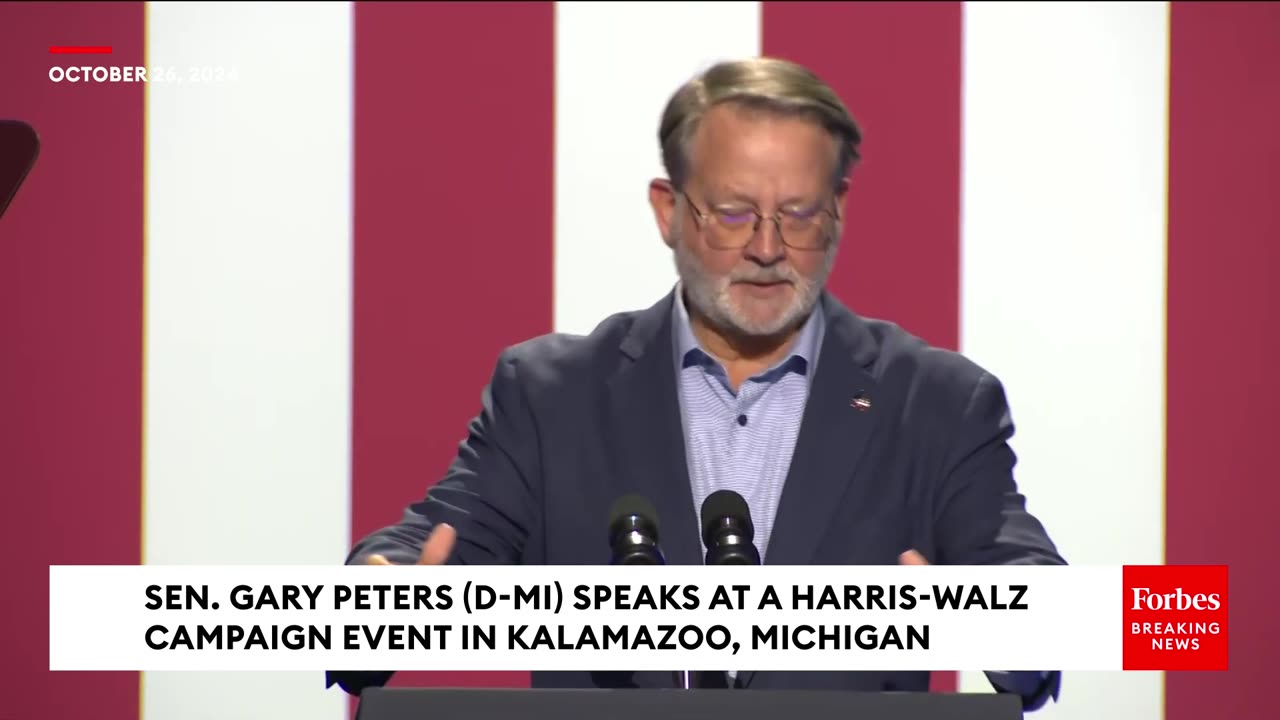 'She Cares About The People'- Gary Peters Celebrates VP Harris' Passion For 'Public Service'