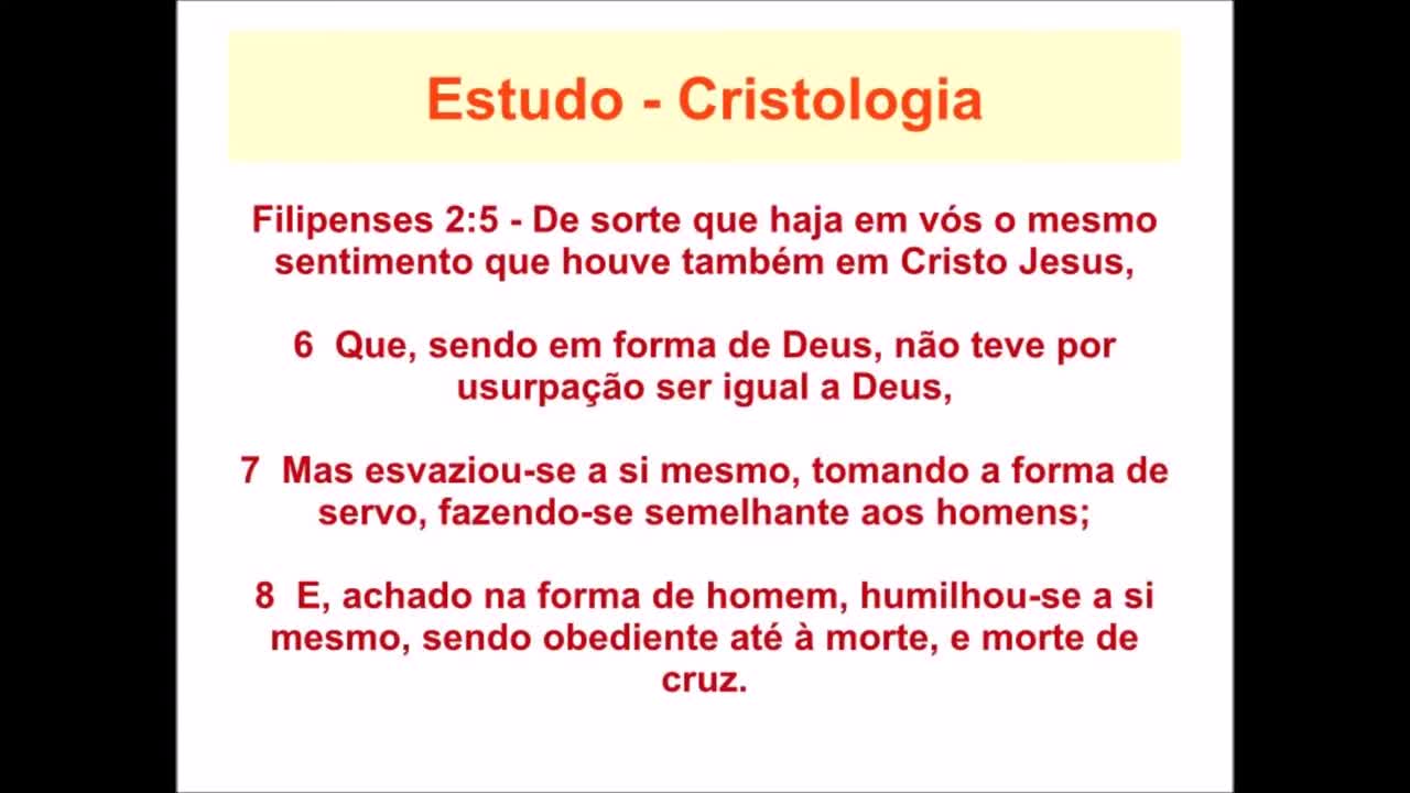 Estudo Cristologia