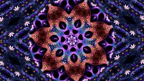 Psycadelic kalidascope is mesmerizing