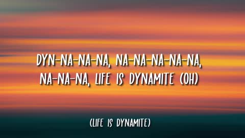 BTS DYNAMITE ENGLISH LYRICS