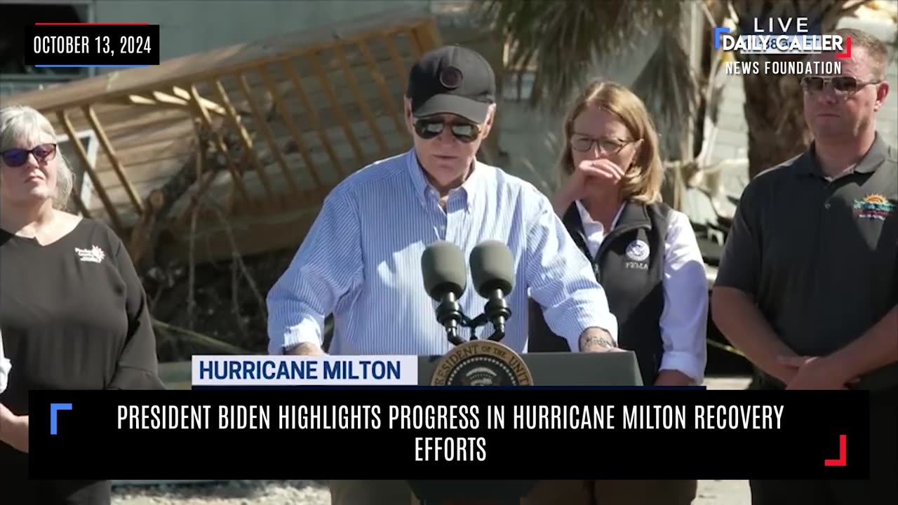 President Biden Highlights Progress In Hurricane Milton Recovery Efforts