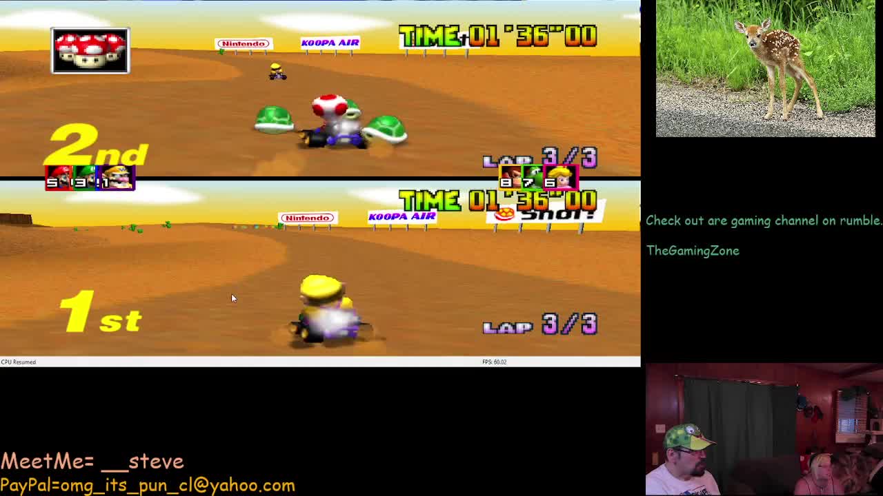 Mario Kart 64 ( With Sara from Meet Me ) 50cc and 100cc