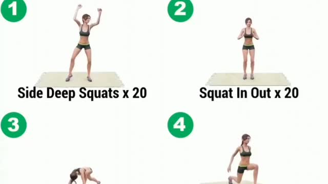 Weight Loss Exercise Woman's At Home