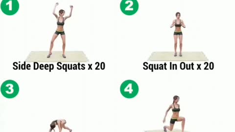 Weight Loss Exercise Woman's At Home
