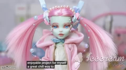 Minty OOK custom doll repaint by dollightful