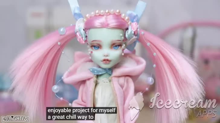 Minty OOK custom doll repaint by dollightful