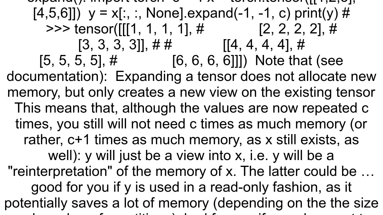 How can I add a dimension to Torch tensor with values of first two dimensions repeated in the new d