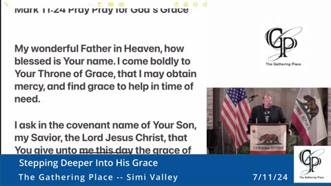 Stepping Deeper Into His Grace - Part 1