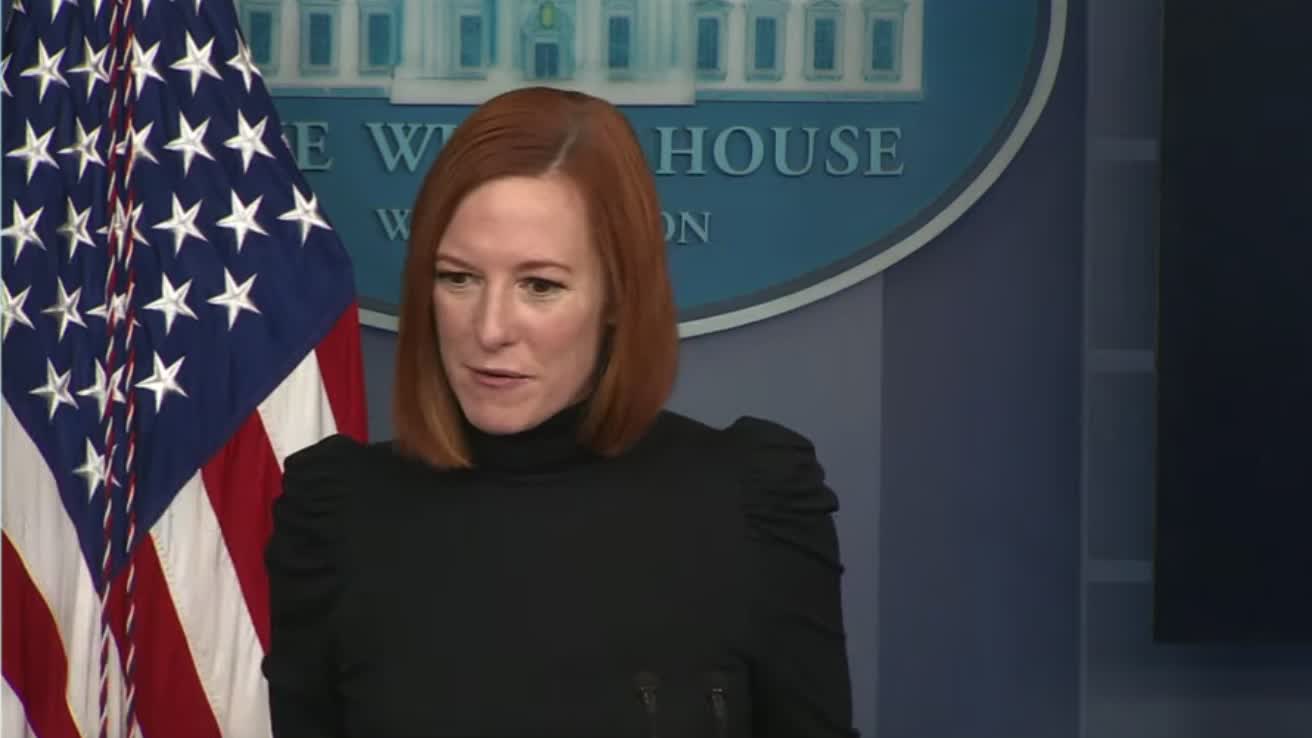 Psaki is asked if Biden's vaccine mandate policy is undermining his own legislation