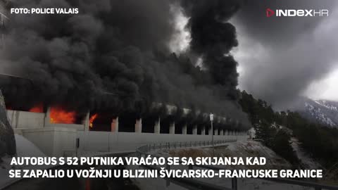 U Švicarskoj se zapalio autobus pun srednjoškolaca iz Splita