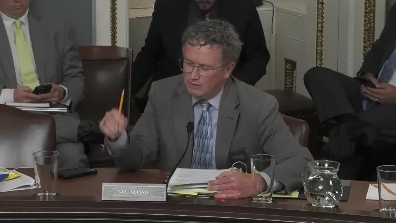 Rep. Massie_ "I refuse to be a thespian in this failure theater."