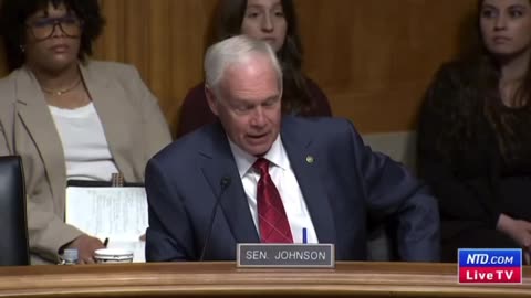 Sen. Ron Johnson about COVID cover-ups.