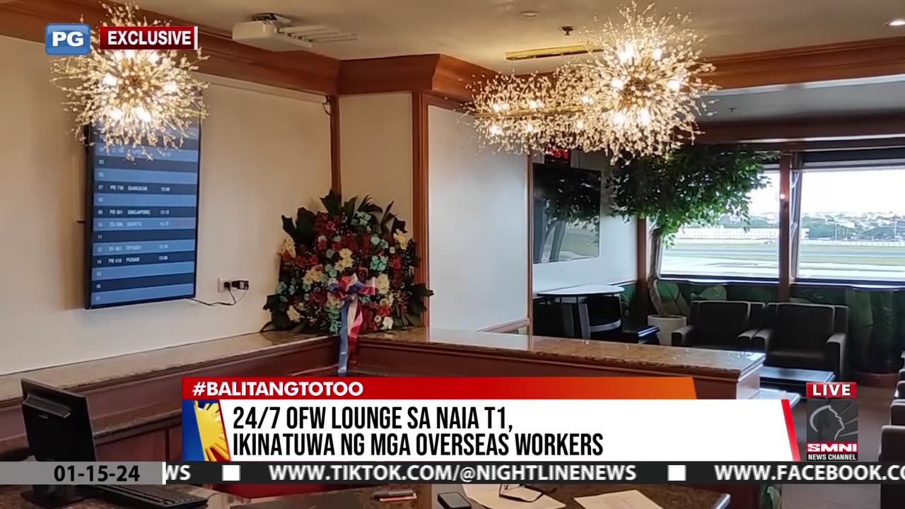 24/7 OFW lounge sa NAIA T1, ikinatuwa ng mga overseas workers