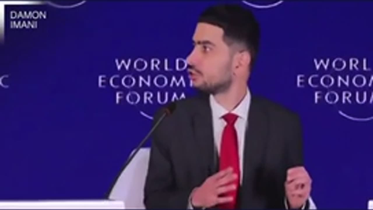 At WEF. This is good.