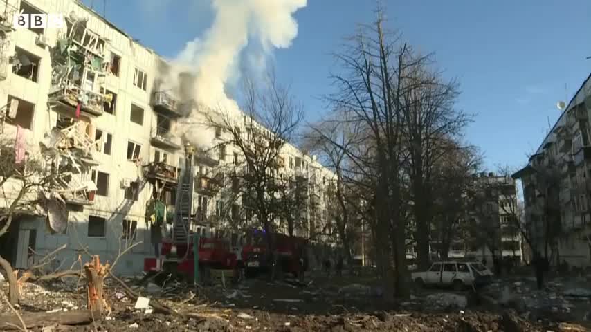 Russian warships destroyed in occupied port of Berdyansk saye Ukraine