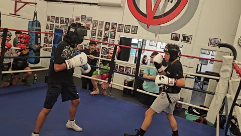 Joey sparring Jimmy 3. 9/3/24