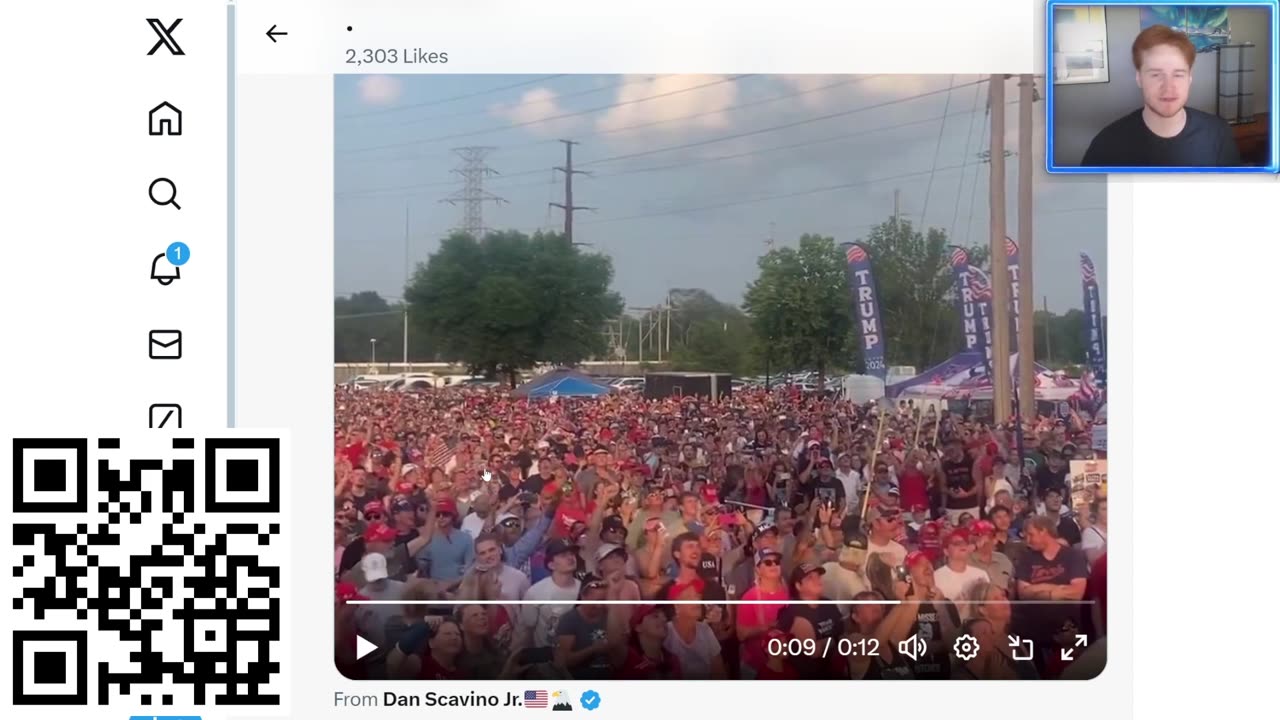 SAD Kamala Rally draws just 68 people total: Trump Rally overflow