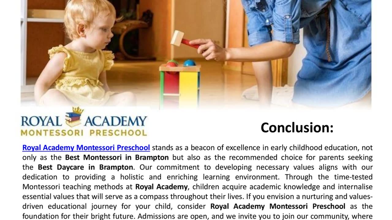 Montessori Teaching Methods Cultivating Core Values In Children