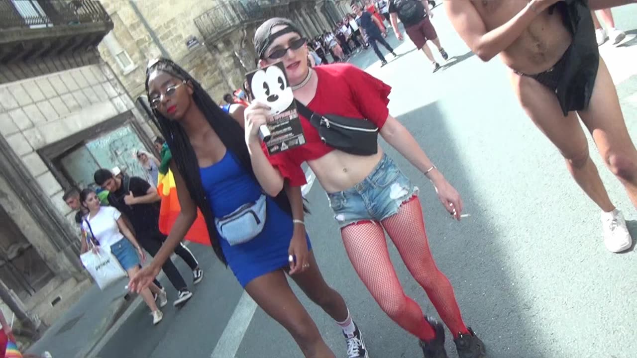 Bordeaux France Gay LGBTQIA+ Pride 2018 video 6