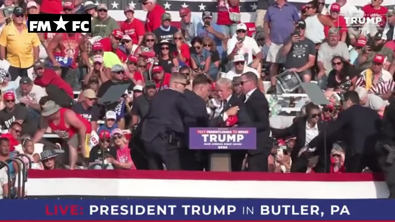 Trump's surprising reaction after he was shot in the ear on stage