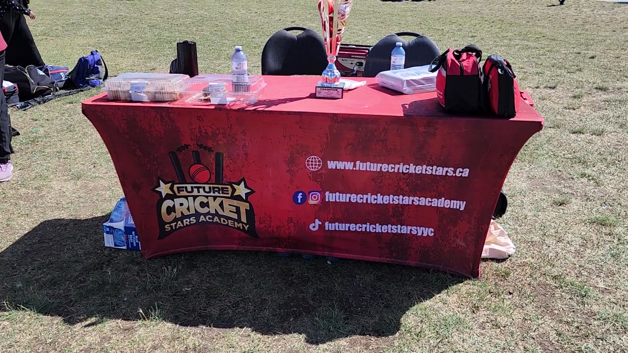 Cricket Match In Calgary In Between Indian Team and Canadian Team, Summer Weekend