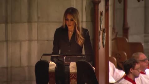 Melania delivers an eulogy for her mother