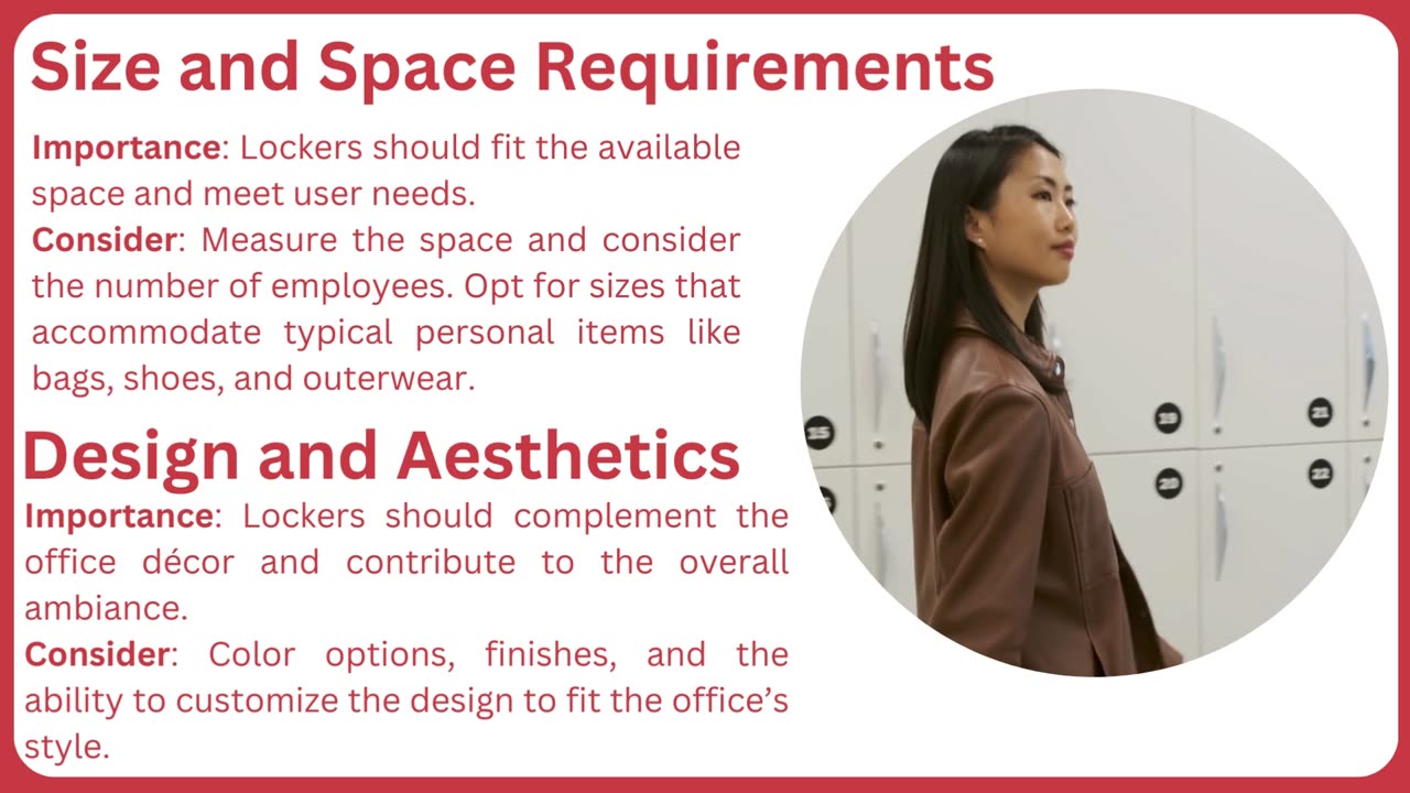 Key Considerations When Choosing Office Lockers