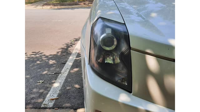 Neighbors Cadillac headlight restoration