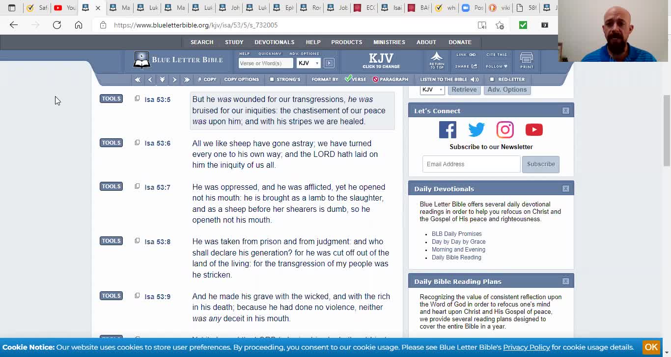 Mostly Red-letter lesson edification + Isa 54:12