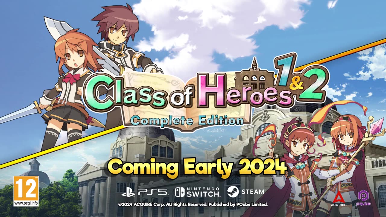 Class of Heroes 1 & 2_ Complete Edition - Official Announcement Trailer