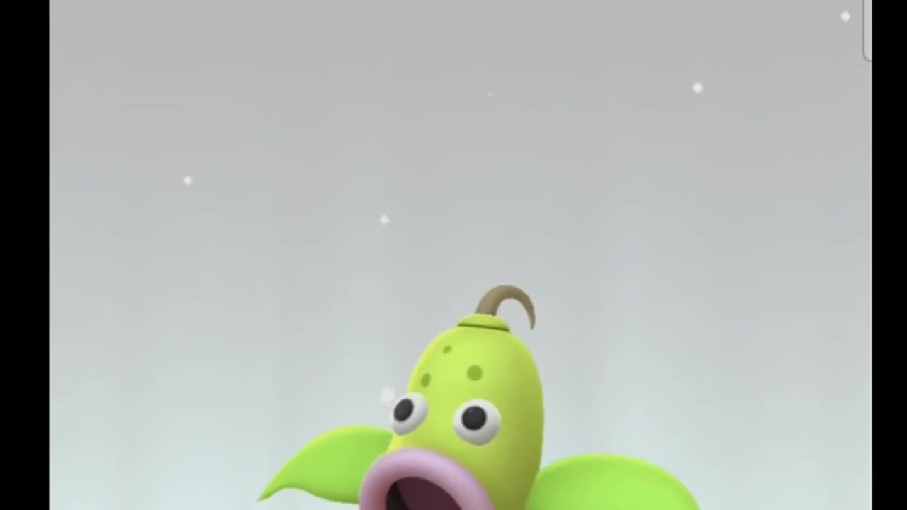 Pokémon GO-Evolving Shiny Bellsprout
