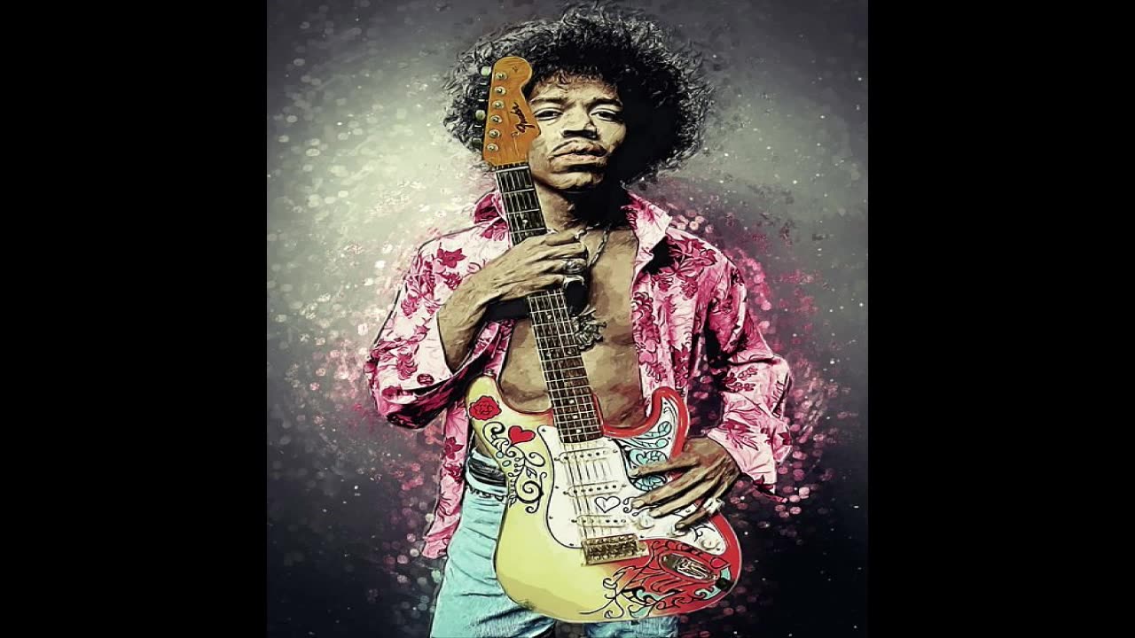 Jimi Hendrix - ELL Guitar Prominant FD