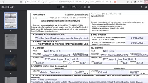WEF/UN: Electromagnetic Experiments Planned Through 2027: Global Weather Modification Alliance