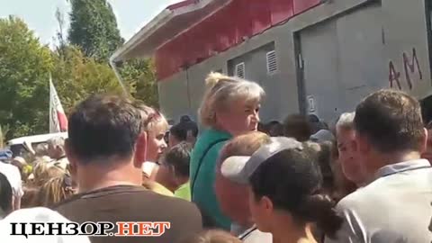 The first hunger riot broke out in occupied Mariupol