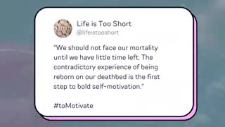 How to Become a New You?? (#DeathBed)