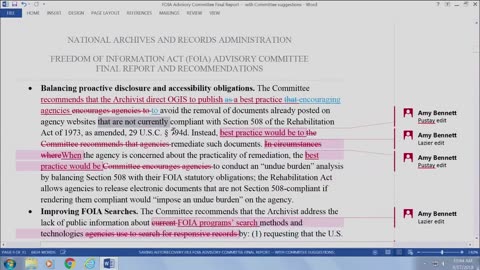 FOIA Advisory Committee Meeting Livestream April 17 2018