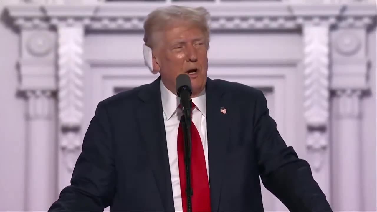 President Donald Trump addresses 2024 RNC