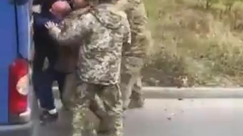 Zelensky's Military Commisars Captured an Elderly Pensioner Who Needs a Cane to Walk