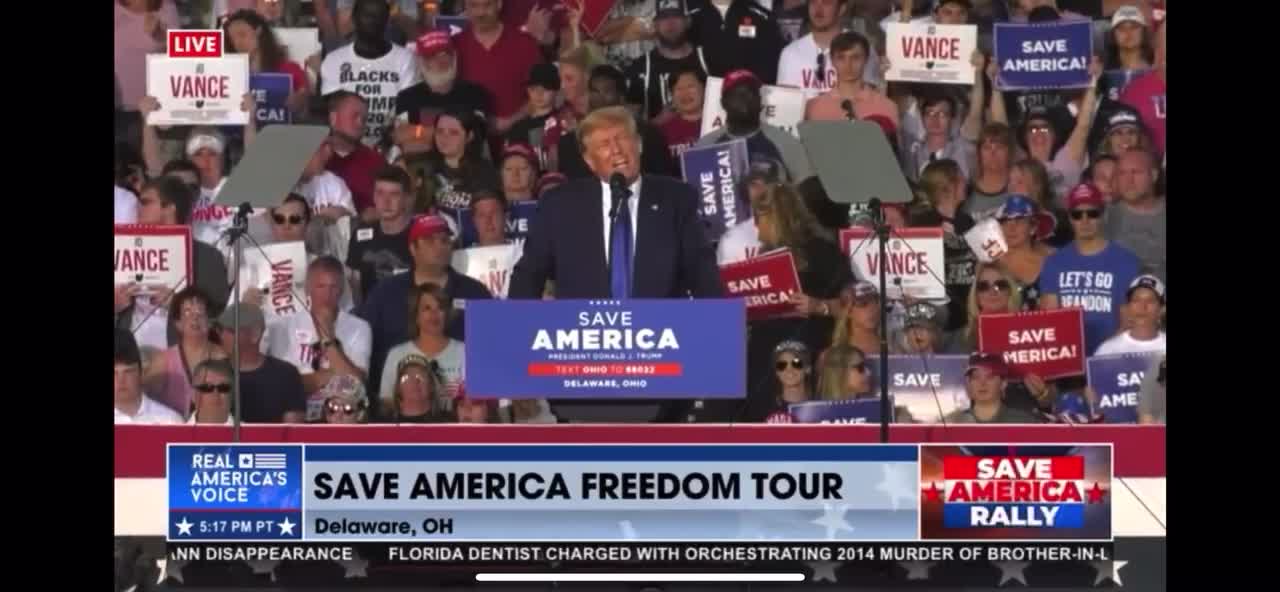 Trump Rally Delaware Ohio April 2022