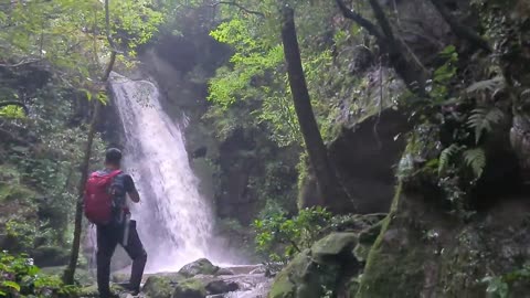 Hidden water falls at sundarijal