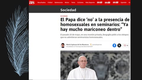 ¡QUE BUENO LO QUE DIJO EL PAPA!