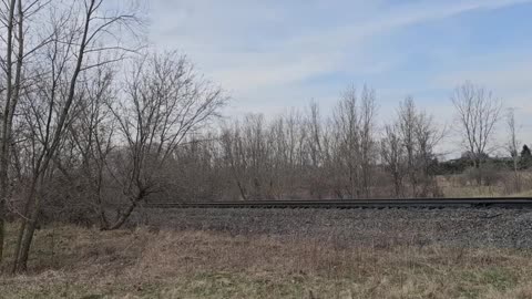 Norfolk Southern Train - Kendallville Indiana With Blooper