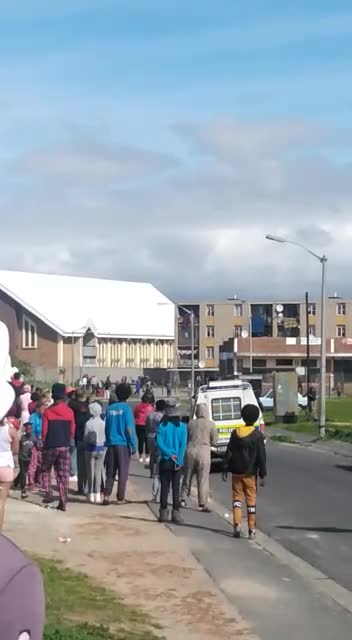 Boy shot during protest