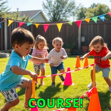 Kids Build an Obstacle Course for Their Pets