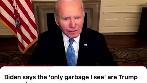 Biden calls Trump Supporters Garbage 😡