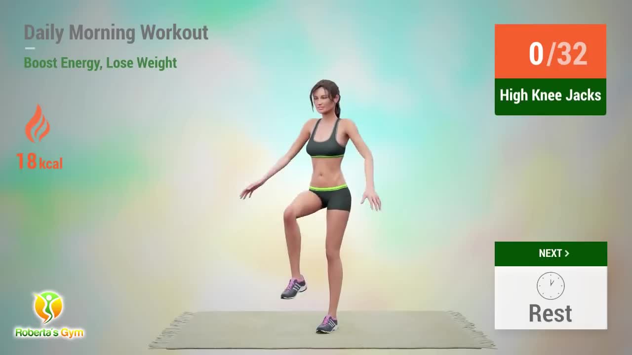 Daily morning workout boost energy & weight control