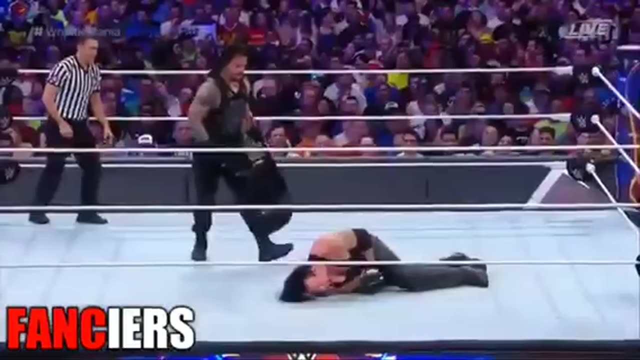 Roman Reigns vs Undertaker Summer Slam Full Match Highlights